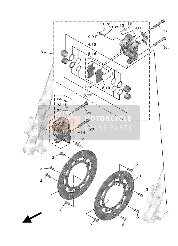 Front Brake Caliper